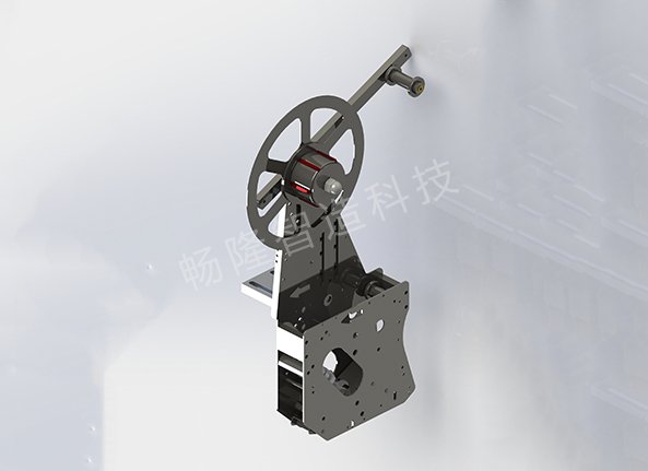 贴双面胶机机头设计