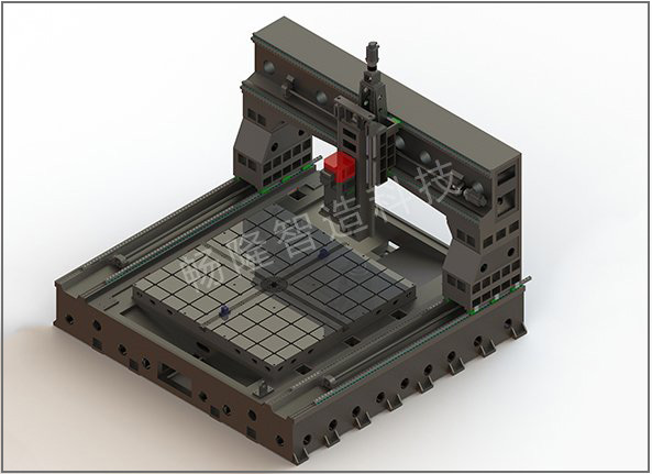 2.5米重型动龙门法兰钻铣床设计